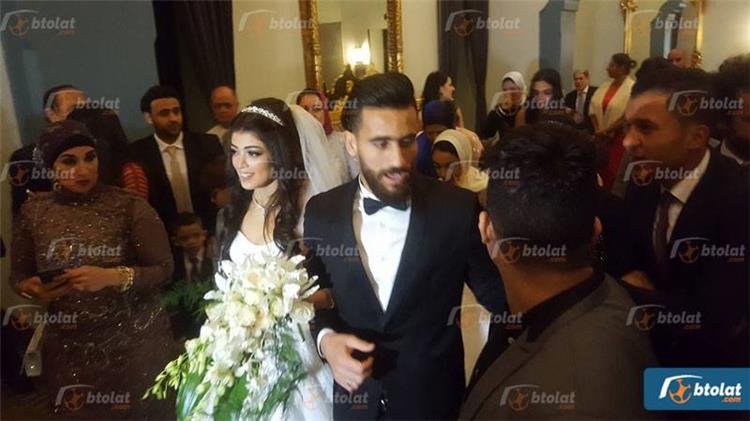 بالصور.. باسم مرسي يقيم حفل زفافه بحضور نجوم الزمالك