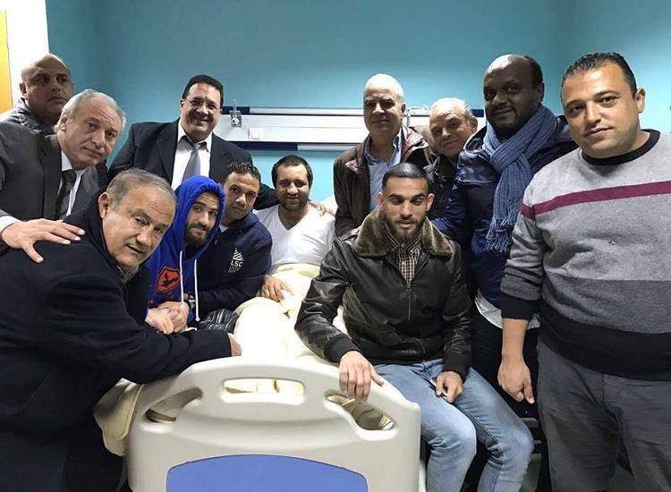 الجهاز الفني بالزمالك يزور أحمد مرتضى منصور بالمستشفى