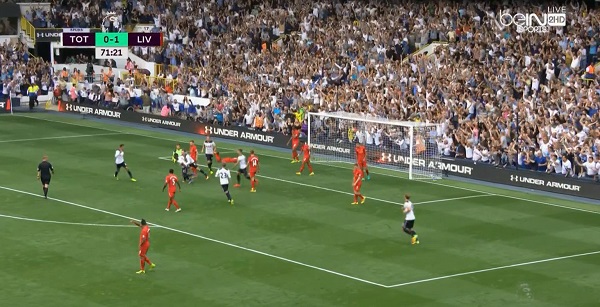 اهداف مباراة توتنهام وليفربول (1-1) تعليق حفيظ دراجى