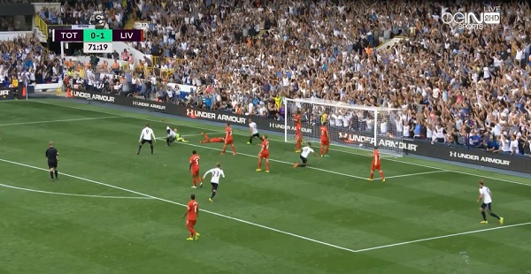 هدف تعادل توتنهام مع ليفربول (1-1) تعليق حفيظ دراجى
