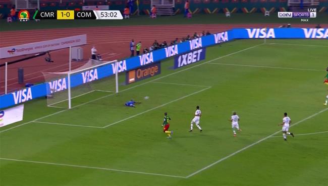 تصدي شاكر الهدهور علي مرتين في مباراة جزر القمر والكاميرون