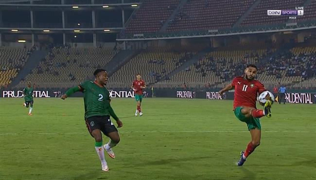 كنترول سفيان بوفال الرائع ويوسف النصيري يهدر فرصه خطيرة امام مالاوي