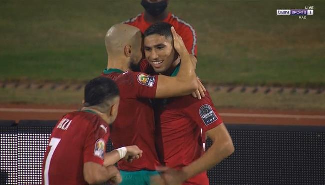 هدف اشرف حكيمي الخرافي في مرمي مالاوي بكأس امم افريقيا