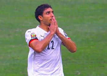 فيديو العارضة تحرم عمر مرموش من تسجيل هدف أول لـ مصر أمام كوت ديفوار