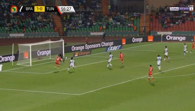 وهبي الخزري يهدر هدف محقق امام بوركينا فاسو بكاس امم افريقيا