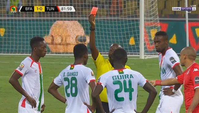 على معلول يتسبب في طرد لاعب بوركينا فاسو بكأس امم افريقيا