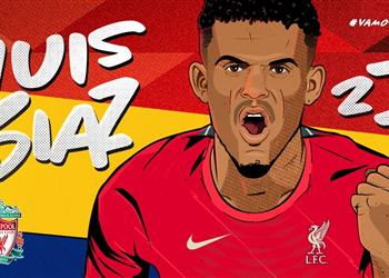 رسمي ا ليفربول ي علن التعاقد مع لويس دياز