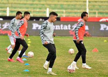 مران الزمالك كارتيرون يحاضر اللاعبين وتأهيل ثلاثي الفريق