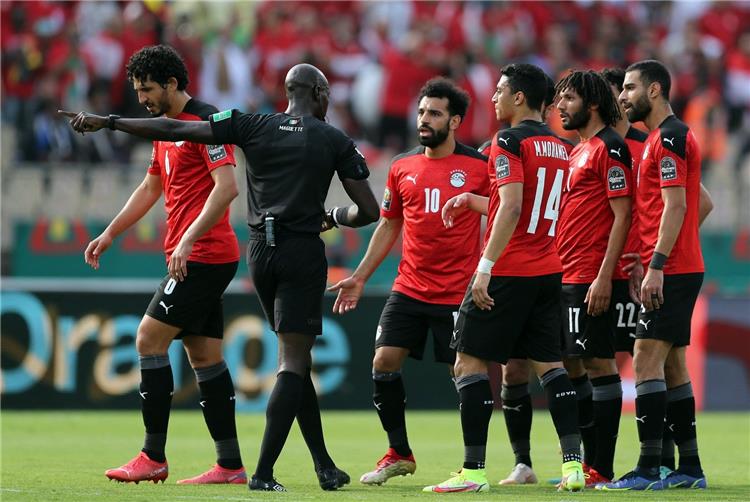 منتخب مصر أمام المغرب