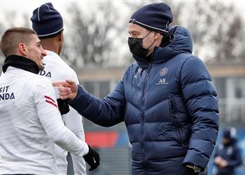 قائمة باريس سان جيرمان ضد نيس غيابات بالجملة وعودة ميسي