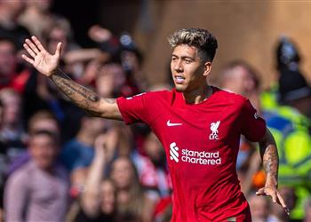 فيديو أسيست محمد صلاح فيرمينو يسجل هدف ليفربول الأول أمام برايتون