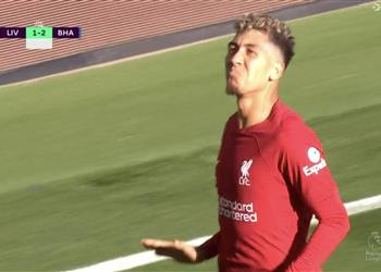 فيديو فيرمينو يسجل هدف تعادل ليفربول أمام برايتون