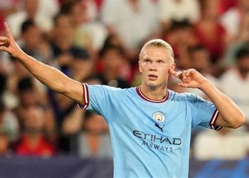 مانشستر سيتي يحفز هالاند قبل مواجهة مانشستر يونايتد في الديربي