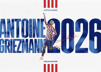 رسمي ا أتلتيكو مدريد ي علن ضم جريزمان من برشلونة حتى 2026