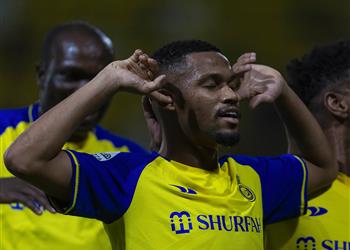 فيديو أبو بكر وأيمن يحيى يسجلان 3 أهداف لـ النصر أمام العدالة في 5 دقائق