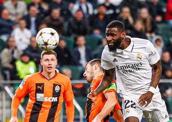 فيديو رأسية روديجر تقود ريال مدريد للتأهل إلى ثمن نهائي دوري الأبطال بعد تعادل قاتل مع شاختار