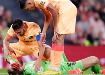 بيان رسمي أتلتيكو مدريد يعلن إصابة أوبلاك بارتجاج في المخ