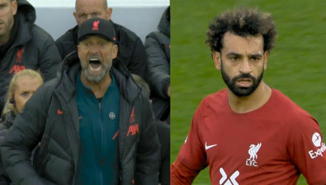 كلوب ينفعل علي الحكم بسبب محمد صلاح