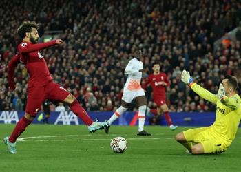 محمد صلاح يحصل على تقييم صادم في مباراة ليفربول ووست هام