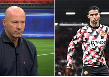 آلان شيرر لاعب مانشستر يونايتد يبدو سعيد ا بعدم مشاركة رونالدو