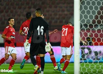 فيديو علي معلول يسجل هدف الأهلي الأول أمام أسوان