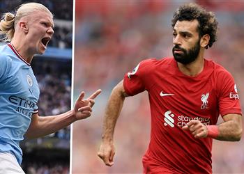 جوارديولا هالاند يستطيع تحطيم رقم محمد صلاح القياسي في الدوري الإنجليزي