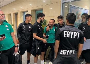 صور بعثة منتخب مصر الأولمبي تعود إلى الإسكندرية بعد التعادل مع إيسواتيني