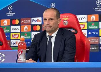 أليجري قبل مواجهة بنفيكا يوفنتوس لم يودع دوري أبطال أوروبا حتى الآن