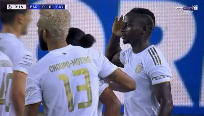 هدف ساديو ماني الرائع في مرمي برشلونة بدوري ابطال اوروبا