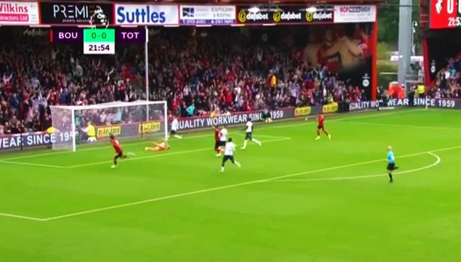 اهداف مباراة توتنهام وبورنموث 3 2 الدوري الانجليزي
