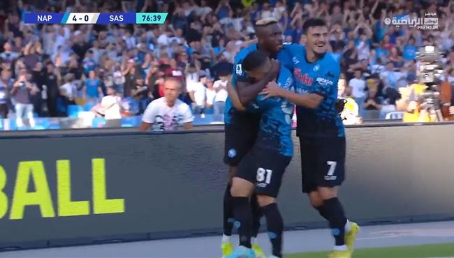 اهداف مباراة نابولي وساسولو 4 0 الدوري الايطالي