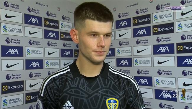 اول تعليق من حارس ليدز بعد تألقه والفوز علي ليفربول