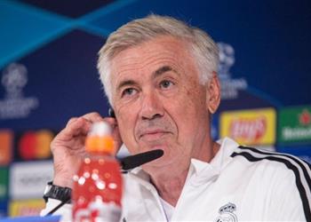 أنشيلوتي يحسم موقف كورتوا أمام شاختار ويؤكد لا نتأثر بالانتقادات ضد بنزيما
