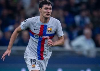 برشلونة يصدر بيان ا رسمي ا بشأن إصابة كريستينسن أمام إنتر ميلان