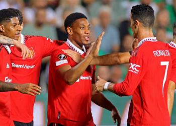 فيديو بمشاركة رونالدو مانشستر يونايتد ينتزع فوز ا بثلاثية من أومونيا في الدوري الأوروبي