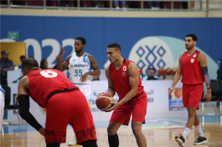 الأهلي والغرافة القطري في البطولة العربية لكرة السلة