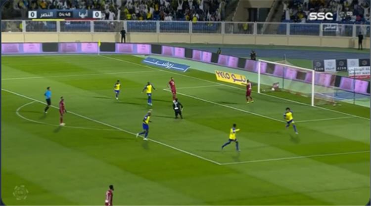 مباراة النصر وأبها في الدوري السعودي