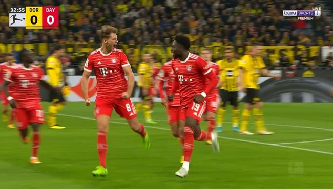 هدف بايرن ميونخ الاول في مرمي بوروسيا دورتموند جوريتسكا