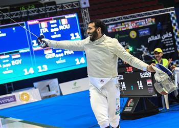 زياد السيسي يتوج ببرونزية تاريخية في كأس العالم لسلاح السيف