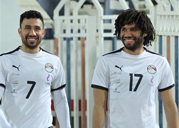 مران منتخب مصر مشاركة النني وكوكا وتدريبات تأهيلية لـ عاشور والشناوي