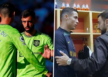 برونو فرنانديز يخرج عن صمته بشأن مصافحة رونالدو ببرود في معسكر البرتغال