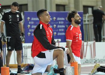 مران منتخب مصر انتظام محمد صلاح ومصطفى محمد وتأهيل الشناوي