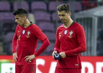 فيديو مشادة غريبة بين كريستيانو رونالدو وكانسيلو في تدريبات البرتغال