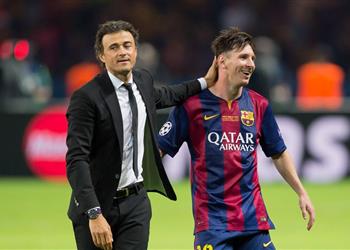 إنريكي عن مدح ميسي له حققت هدفي بترك هذا الانطباع لدى أفضل لاعب في التاريخ