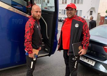 حافلة منتخب مصر الأولمبي تتحرك لمواجهة المغرب وبركات يحفز اللاعبين