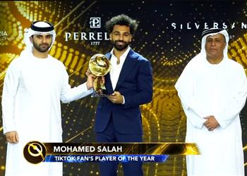 محمد صلاح أفضل لاعب في العالم بتصويت الجماهير من جلوب سوكر