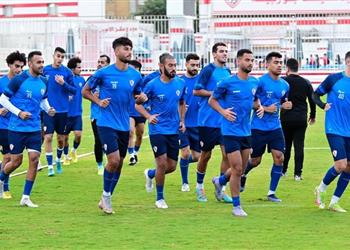 مران الزمالك تدريبات فنية للاعبين بقيادة فيريرا وتأهيل فتوح ونداي
