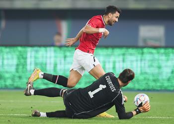 كورتوا عن الخسارة أمام مصر هدف تريزيجيه مخز لنا وسنخرج من دور المجموعات بهذا الشكل