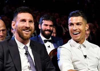 صورة قبل ساعات من انطلاق كأس العالم رونالدو وميسي يجتمعان