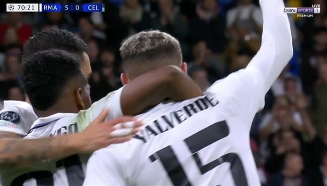 اهداف مباراة ريال مدريد وسيلتيك 5 1 دوري ابطال اوروبا